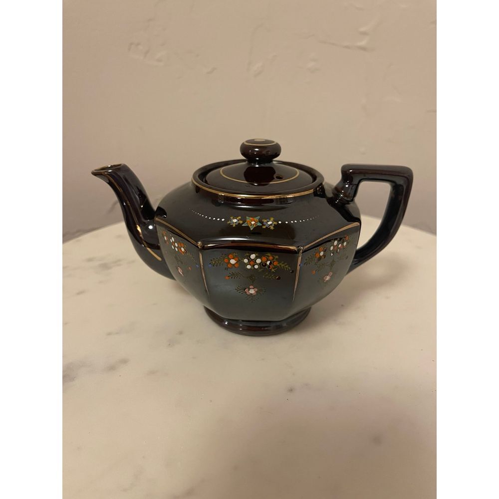 Vintage Japanese Floral‎ Teapot